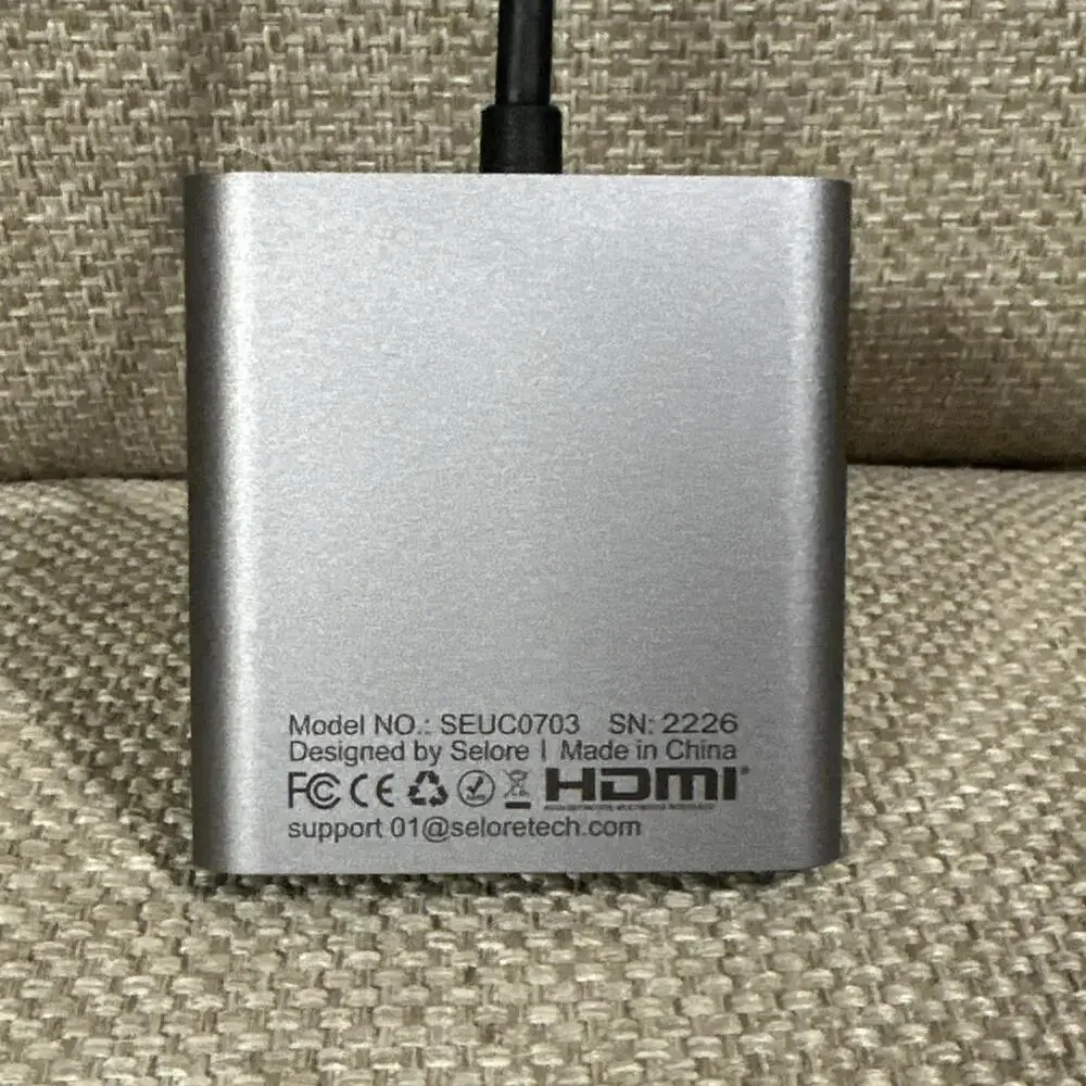 Selore&S-Global USB C to Dual HDMI Adapter 4K @60hz, Type C to HDMI Converter...